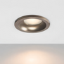 Moderne inbouwspot Loes 1-lichts rond choco bruin voor badkamer