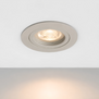 Moderne inbouwspot Tinus rond zandkleur