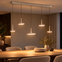 Moderne hanglamp Falcon 5-lichts zand