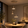 Moderne hanglamp Falcon 3-lichts getrapt zand