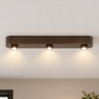 Industriële opbouwspot Bar 3-lichts Sienna brown