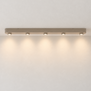 Moderne opbouwspot Bar 5-lichts beige