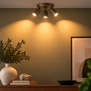 Modern industriële opbouwspot 3-lichts Razza Brons