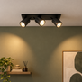 Moderne opbouwspot Lieke 3-lichts zwart