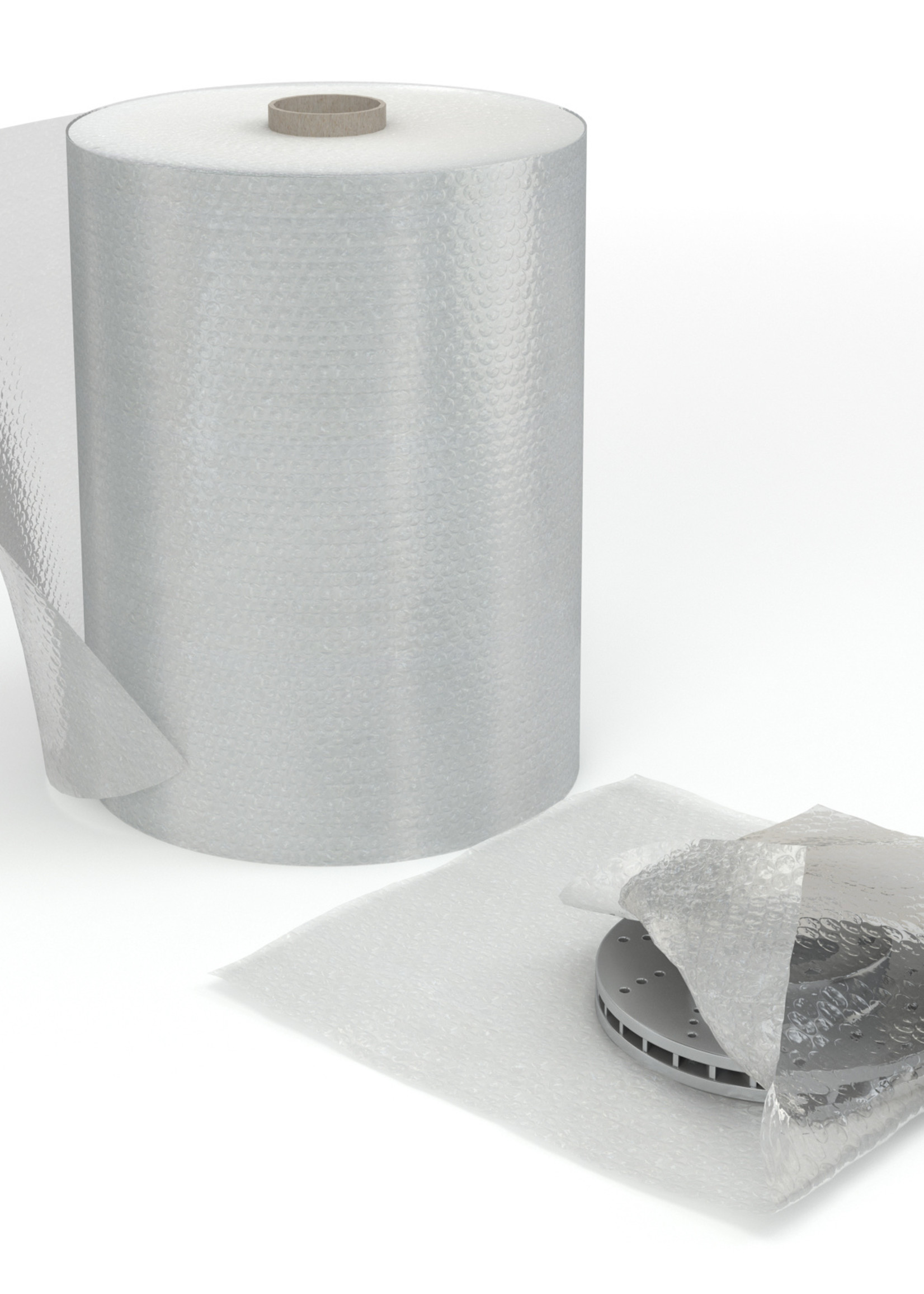 Softbull (luchtkussenfolie + schuimfolie) 1200 mm x 100 mtr, dikte 1 mm