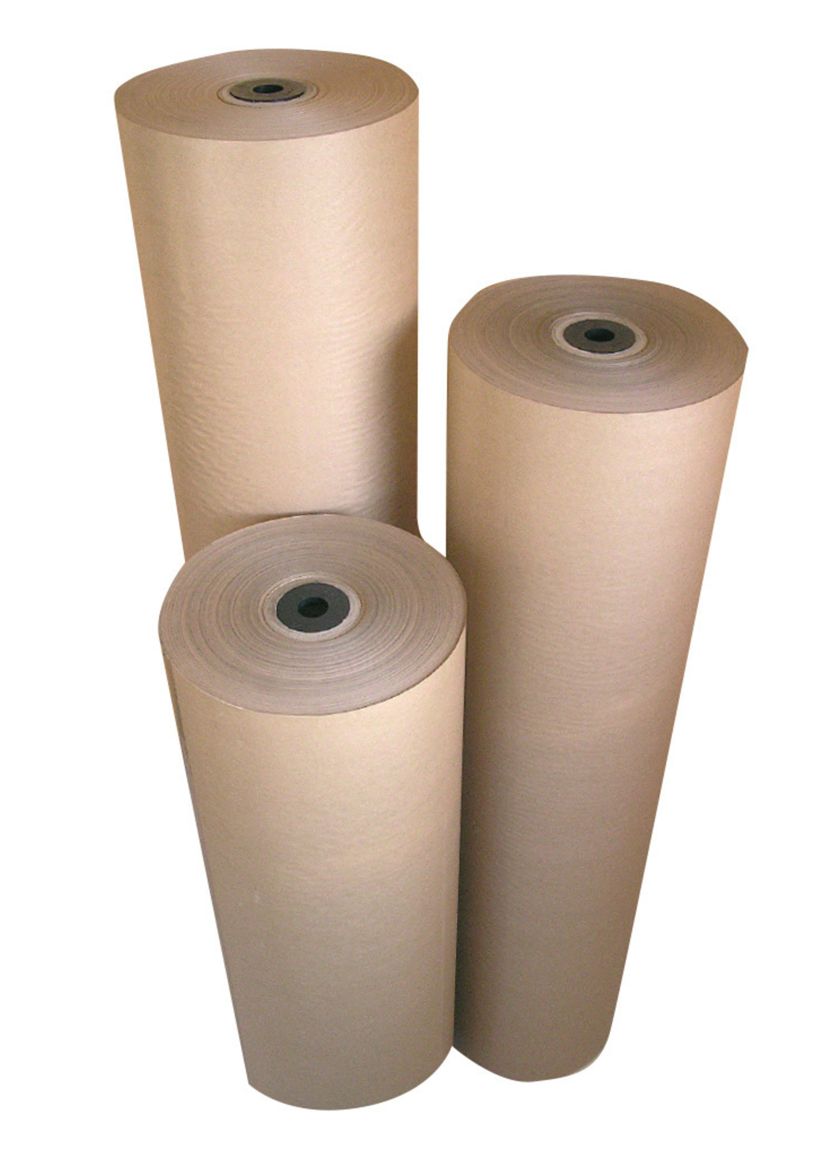600 mm x 280 mtr, 70 g/m² Kraft bruin gestreept