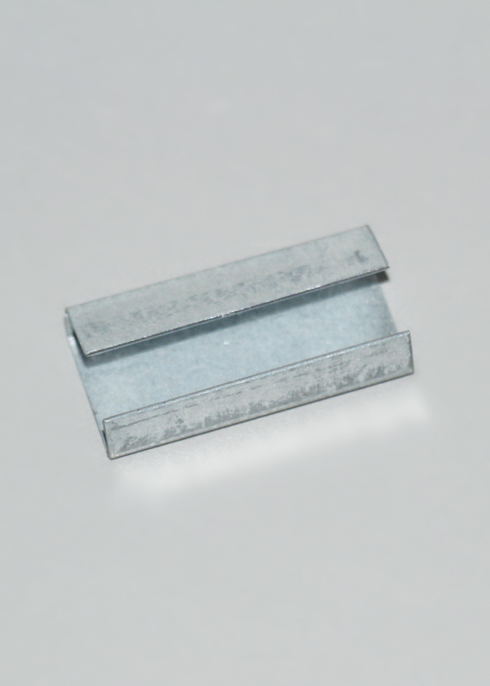 Klemmen T.b.v. omsnoeringsband PP, klemmen gestructureerd KO/13 mm (1.000 stuks)