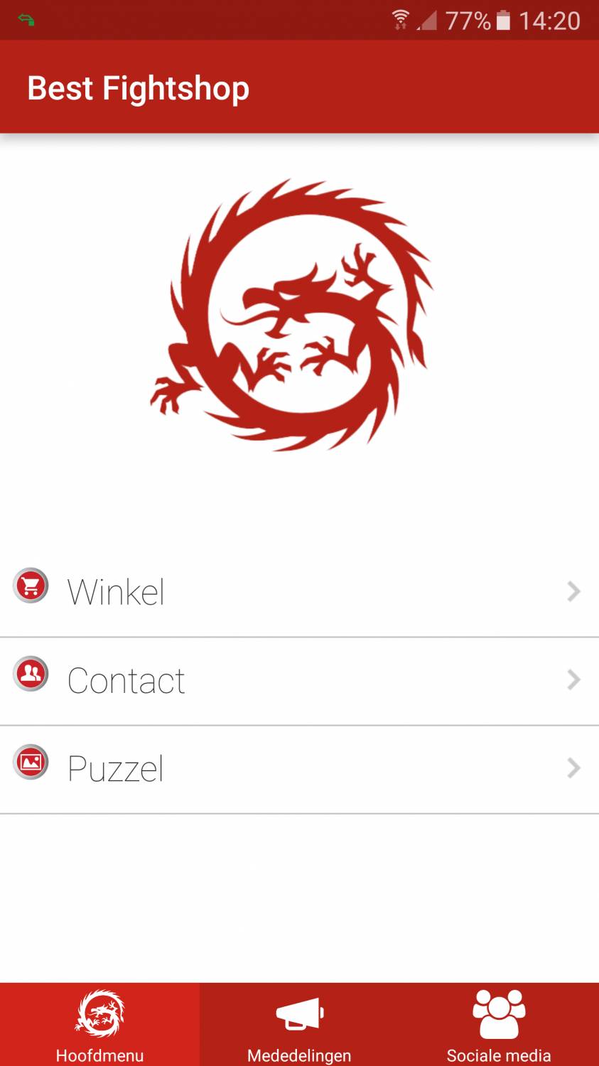 Best Fightshop app in de google play store