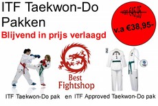 Taekwon-Do pakken in prijs verlaagd