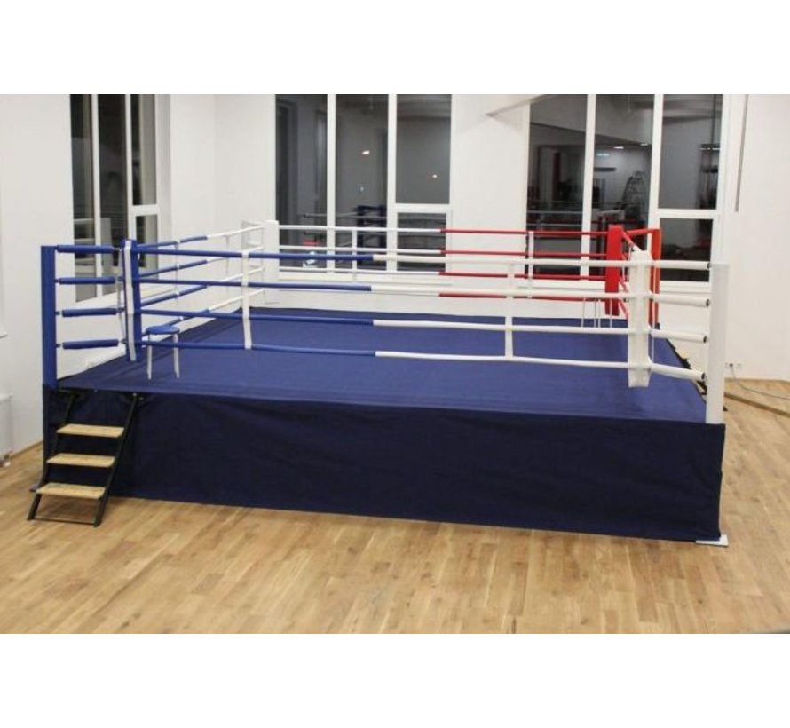 Boksring met podium 7,5 x 7,5 m