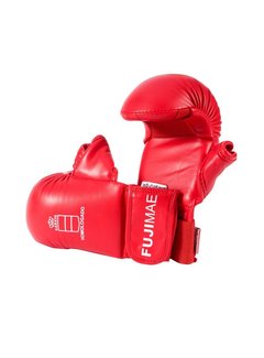 FUJIMAE Advantage Karate Mitts with Thumb. RFEK