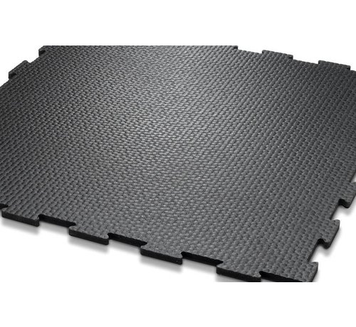 E- Rubber Puzzelmatten zwart