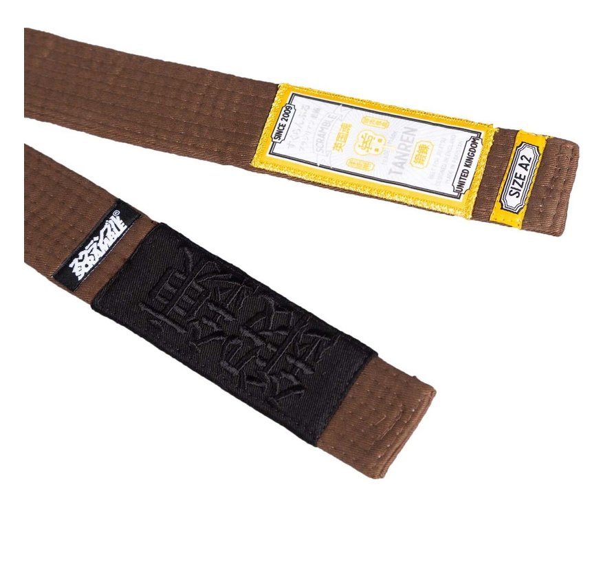 Tanren V4 BJJ Belt bruin - 255 Cm - OP=OP