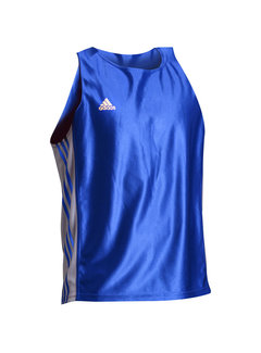 Adidas Amateur boks hemd blauw/wit Maat XL