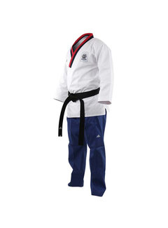 Adidas Poomsae Taekwondopak Boys Wit/Licht Blauw 1