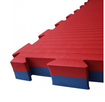 Best Fightshop Puzzelmat 100 x 100 x 2,5 cm Rood blauw