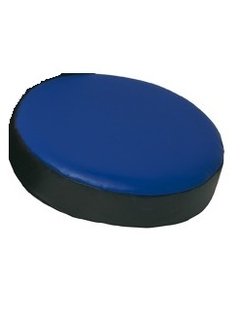 Sportief Handtarget/ handpad 7 x 27 cm rond Zwart/blauw