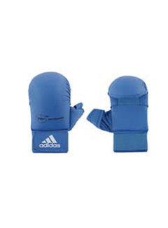Adidas WKF Karatehandschoen Met Duim Blauw