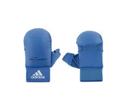 Adidas WKF Karatehandschoen Met Duim Blauw