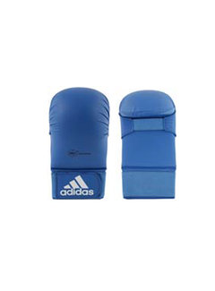 Adidas WKF Karatehandschoen Zonder Duim Blauw