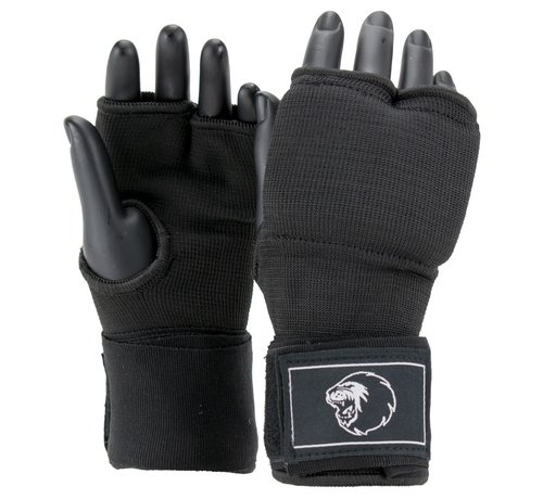 Super Pro Combat Gear Binnenhandschoenen Met Bandage Zwart/Wit