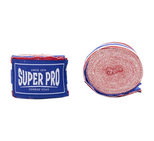 Super Pro Combat Gear Bandages Rood/Wit/Blauw