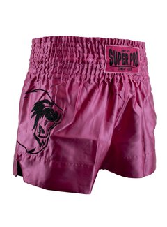 Super Pro Combat Gear Thai en Kickboksbroekje Hero Roze/Wit