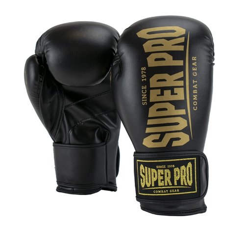 Super Pro Combat Gear Champ SE (kick)bokshandschoenen Zwart/Goud