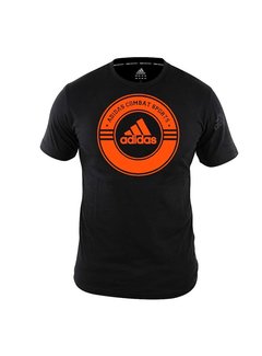 Adidas T-Shirt Combat Sports Zwart/Oranje
