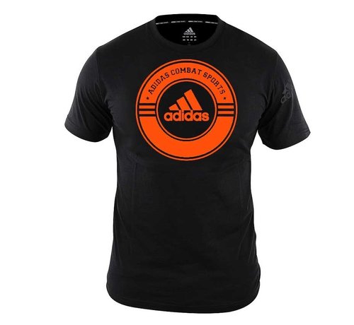 Adidas T-Shirt Combat Sports Zwart/Oranje