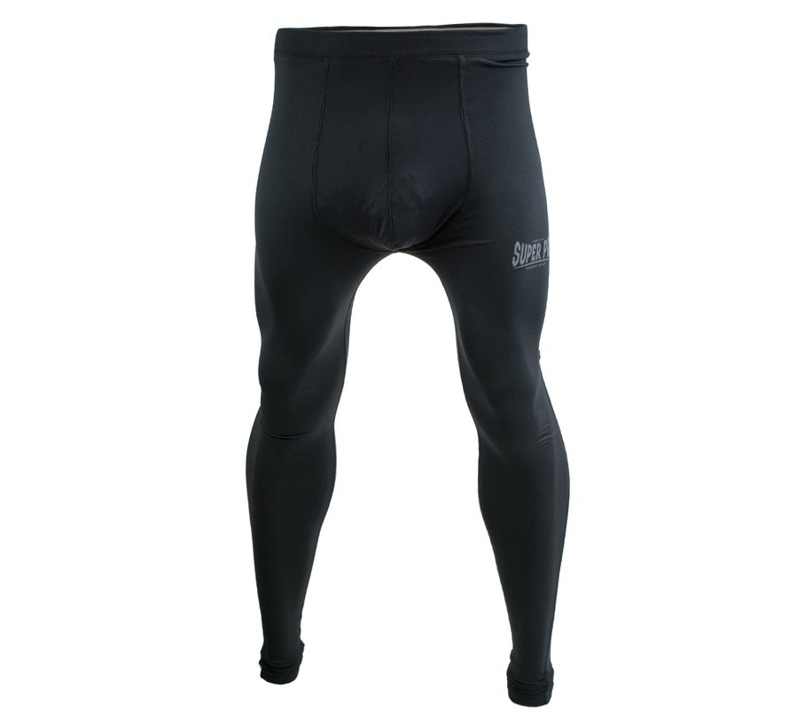 Legging Men Lion/Super Pro Logo Zwart/Grijs