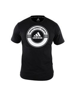 Adidas T-Shirt Combat Sports Zwart/Wit