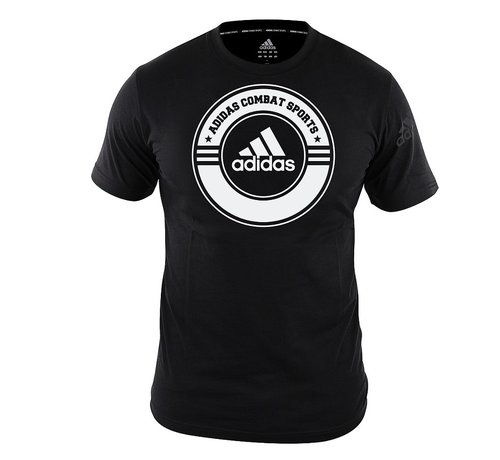 Adidas T-Shirt Combat Sports Zwart/Wit