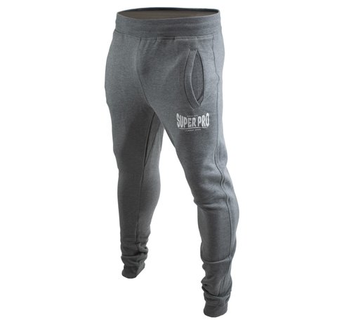 Super Pro Jogging broek grijs/Wit