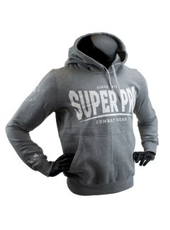 Super Pro Hoody S.P. Logo Grijs/Wit