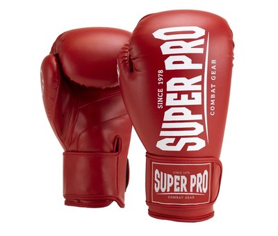 Super Pro Combat Gear Champ (kick)bokshandschoenen Rood/Wit