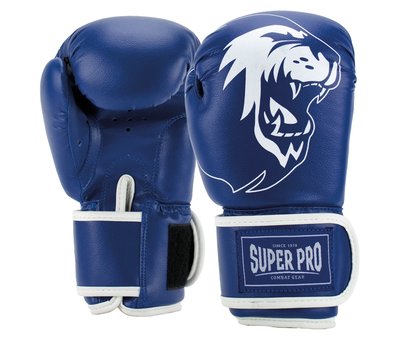 Super Pro Combat Gear Talent (kick)bokshandschoenen Blauw/Wit
