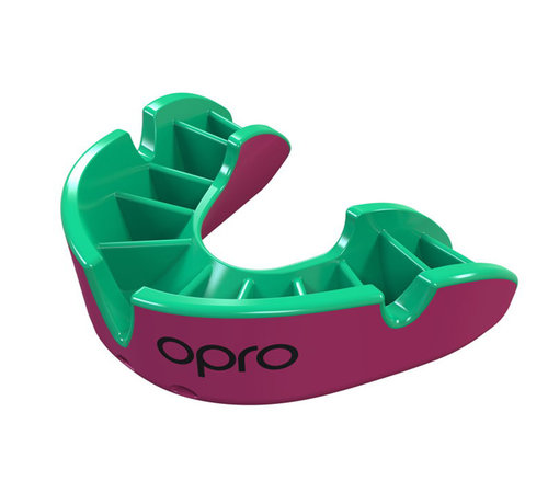 Opro Gebitsbeschermer Self-Fit zilver Roze/Groen