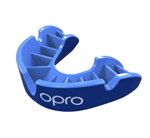 Opro Gebitsbeschermer Self-Fit zilver Blauw/Blauw