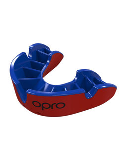 Opro Gebitsbeschermer Self-Fit zilver Rood/Blauw