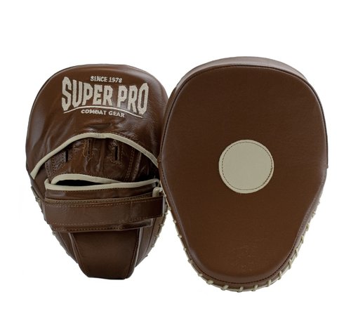 Super Pro Gebogen Vintage Hook and Jab Pad Leder