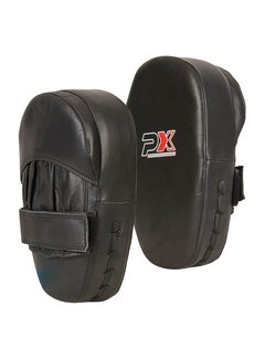 Phoenix lederen coaching mitts - zwart