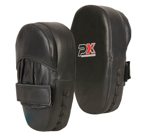 Phoenix Lederen coaching mitts - zwart