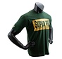 Super Pro T-Shirt S.P. Block-Logo Groen/Goud