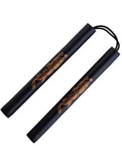 Best Fightshop Zwart Foam Nunchaku met koord