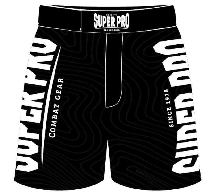 MMA Short Zwart/Wit