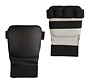 Karate handbeschermers leder, zwart