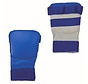 karate handbeschermers leder, blauw