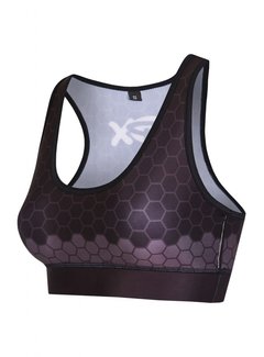 Phoenix PX dames Top, zwart-grijs