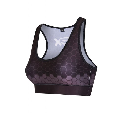 Phoenix PX dames Top, zwart-grijs